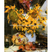 Classical Flower Still Life Oil Painting On Canvas